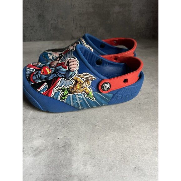 Crocs Justice League Size C 13 Light Up Clogs - Picture 2 of 16